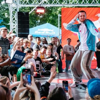 Keelan Reynolds performs during Red Bull Dance Your Style National Final in Dublin, Ireland on the 14th of July 2024 // Szymon Lazewski / Red Bull Content Pool // SI202407160021 // Usage for editorial use only //