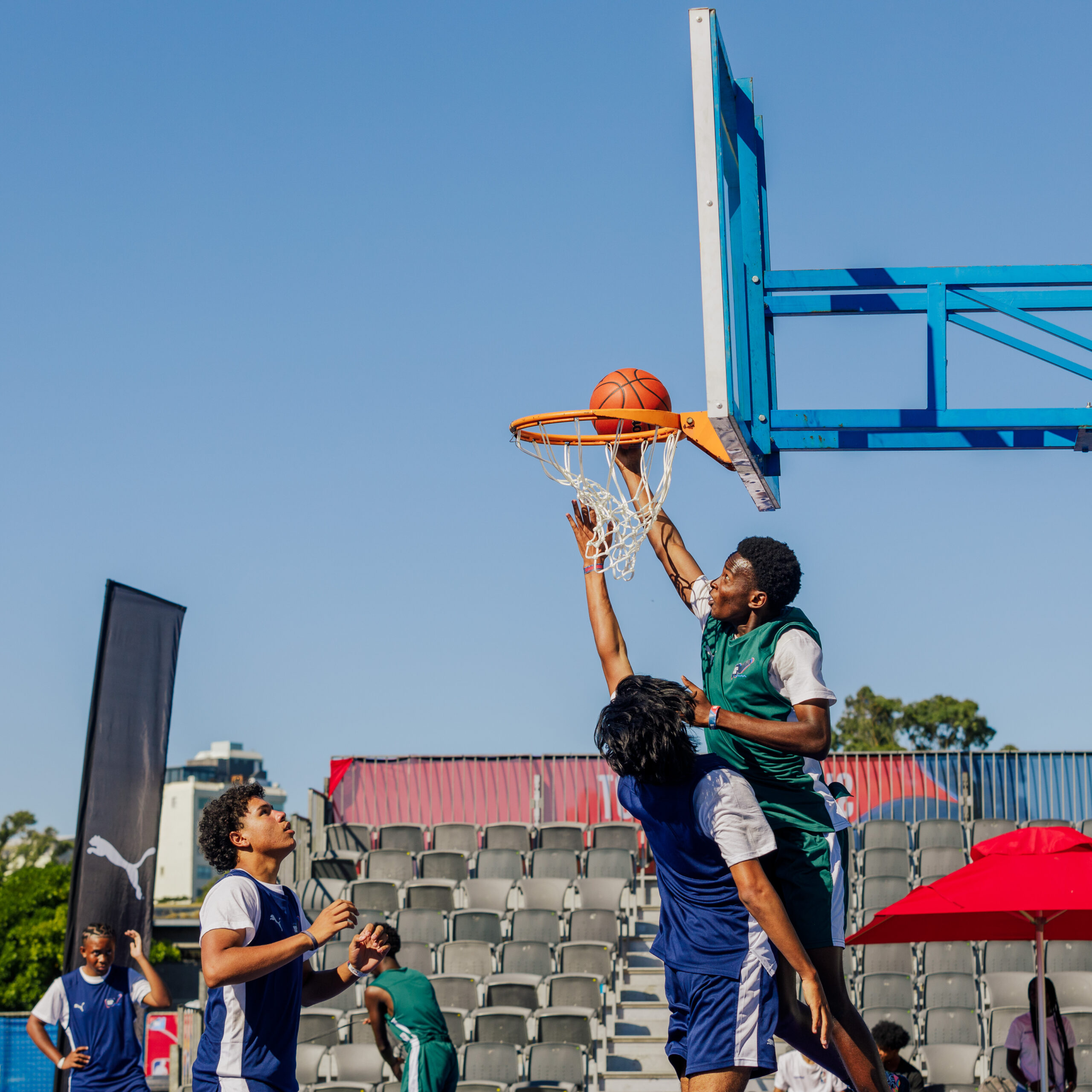 Action shots from Day 1 of the 3 on 3 Tournament