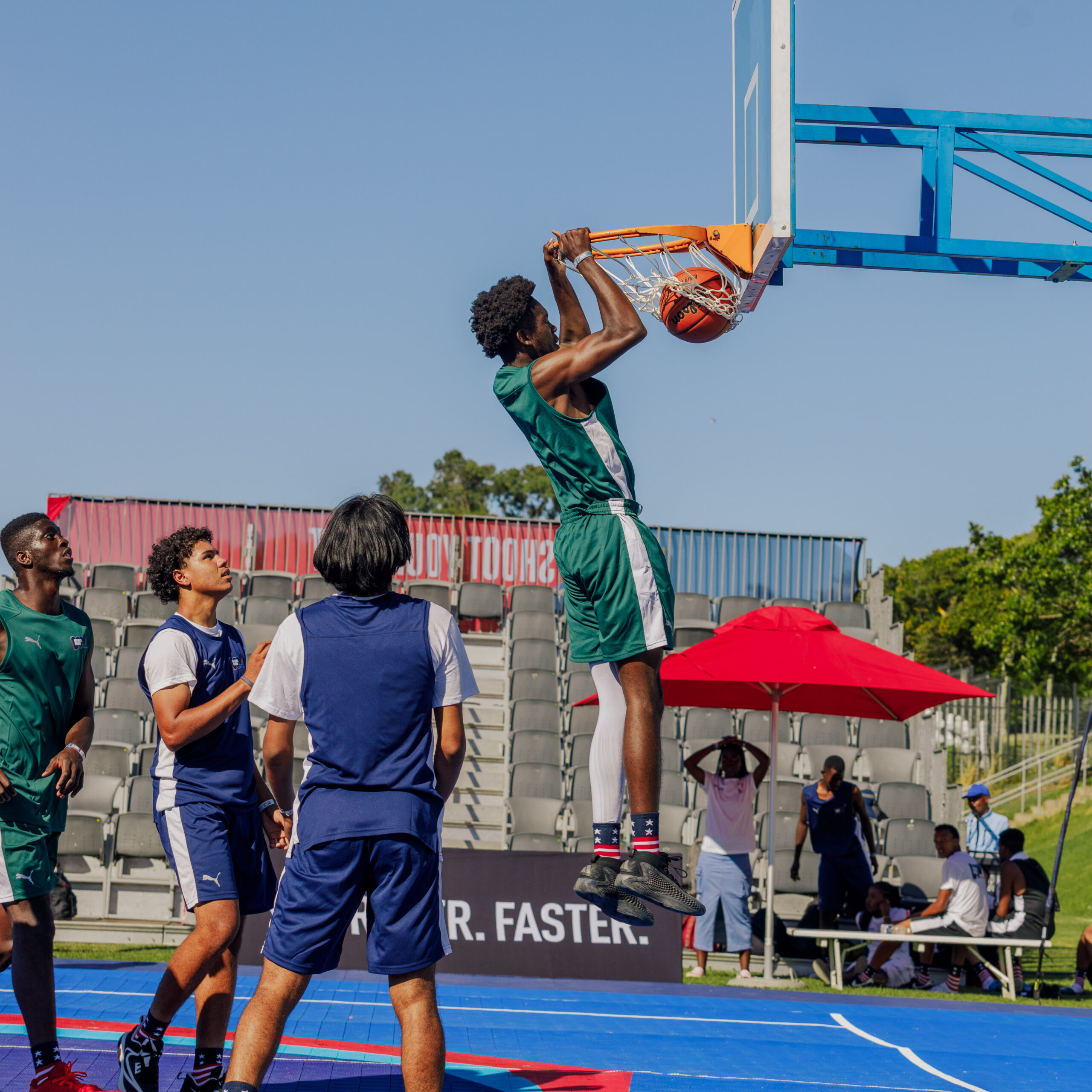 The 3 on 3 Tournament was action packed with highlight worthy dunks