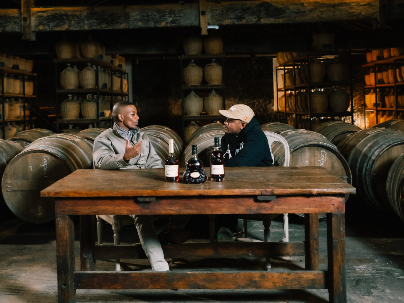 Maglera Doe Boy and Kabza De Small in conversation in the Founders Cellar